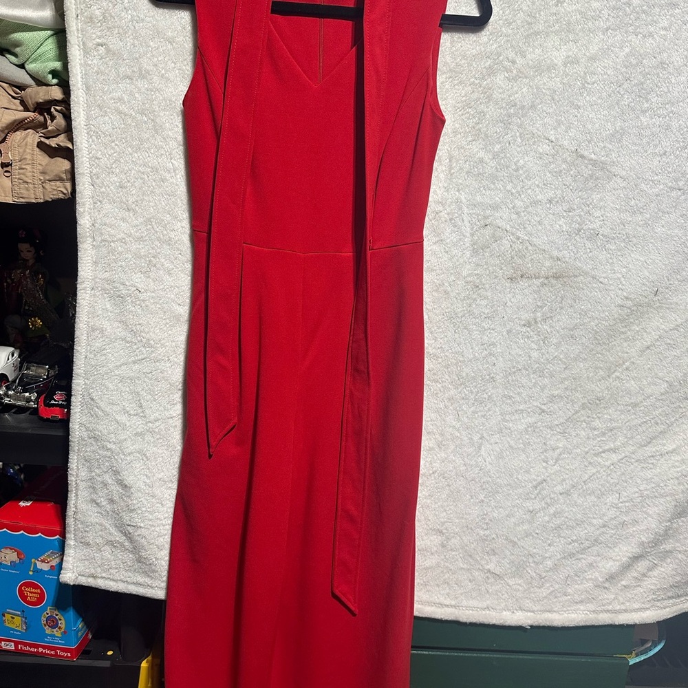 Calvin Klein Vibrant Red Midi jumpsuit
